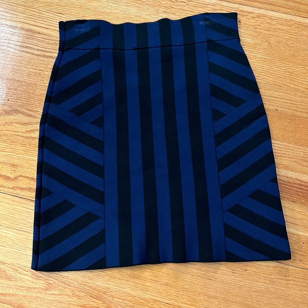 BCBG Black and Blue Mini Cocktail Dress